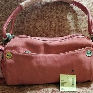 SALE Auth. Cole Haan Suede Flamingo Bag